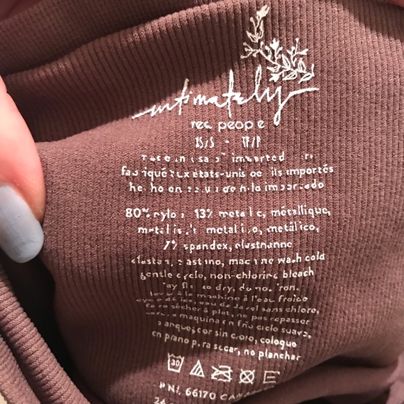 Free People Honey Textured Tube Red or Brown - Picture 7 of 7